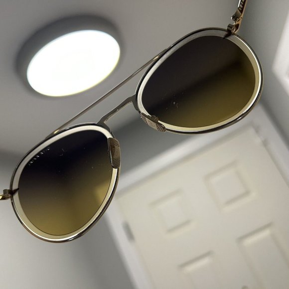 DITA AXIAL DTS502-57-04 GLD-AMB GOLD GRADIENT SUNGLASSES 57-17 display picture 1